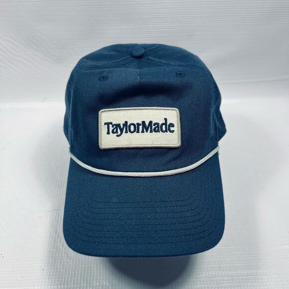 TaylorMade Vintage 5 Panel Daytona Rope Blue Adjustable Snapback Golf Hat/Cap - Picture 1 of 5